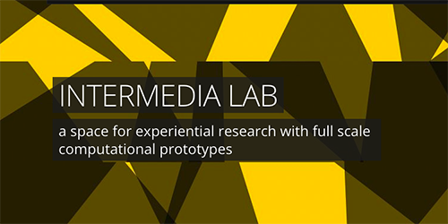 Intermedia Lab - A space for experimental research with full scale computational prototypes
