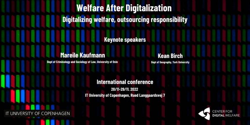 International Conference: Welfare After Digitalization